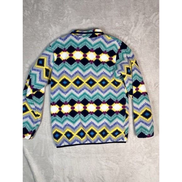 Patagonia Synchilla Snap-T Fleece Pullover Timber Twist Aztec Print S RARE - Picture 5 of 7